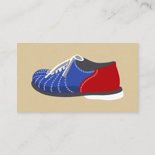 Carte D'appel Instructeur de bowling, Bowling Alley Custom (Dos)