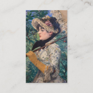 Carte D'appel Jeanne (Printemps) Par Édouard Manet