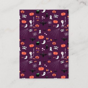 Carte D'appel Jolie Art Créatif Halloween Effrayant