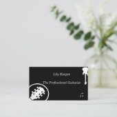 Carte D'appel Joueur guitare Musique Artiste Enseignant École Co (Debout devant)