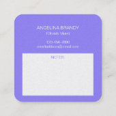 Carte D'appel Jouons Rainbow Playdate maman Calling Card (Dos)