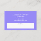 Carte D'appel Jouons Rainbow Playdate Parent Networking (Dos)