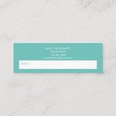 Carte D'appel Jouons Rainbow Playdate Parent Networking Mini (Dos)