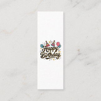 Carte D'appel Joyeux Anniversaire Festif