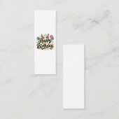 Carte D'appel Joyeux Anniversaire Festif (Devant / Derrière)