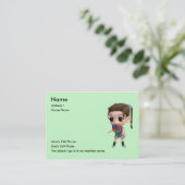 Carte D'appel Juste pour des enfants (Debout devant)