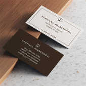 Carte D'appel Justice of Scale Law Logo Élégant look Lin