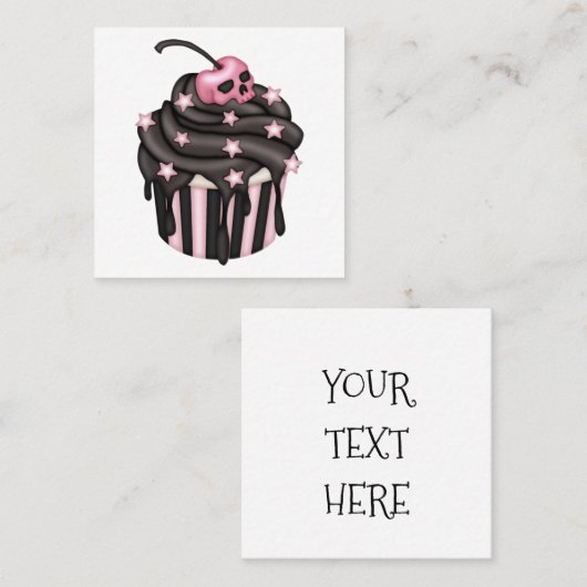 Carte D'appel Killer Cupcake (Devant / Derrière)