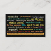 Carte D'appel Kindness Matters Cards - v3 (Dos)