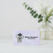 Carte D'appel Koala Bear dans le Tuteur de Cap Graduation (Debout devant)