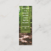 Carte D'appel La Bible Verse La Parole de DIEU me conduit Mini S (Dos)