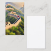 Carte D'appel La Grande Muraille de Chine est l'une des plus emb (Devant / Derrière)