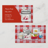 Carte D'appel La nourriture de maman (Devant / Derrière)