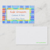 Carte D'appel La télécarte colorée des enfants (Devant / Derrière)