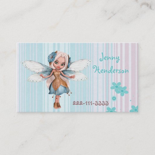 Carte D'appel La télécarte de la jolie fille féerique (Devant)