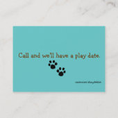 Carte D'appel La télécarte des enfants de chien de bande (Dos)