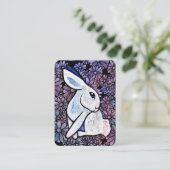 Carte D'appel Lapin de printemps Lapin de Pâques Ostara (Debout devant)
