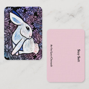 Carte D'appel Lapin de printemps Lapin de Pâques Ostara