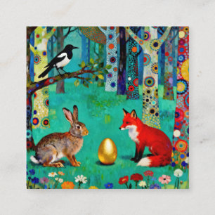 Carte D'appel Lapin, Pie et Renard et “Le Chemin du Partage”
