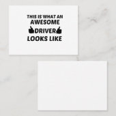 CARTE D'APPEL LE CONDUCTEUR A L'AIR (Devant / Derrière)