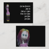 Carte D'appel Le contact fait sur commande carde la poupée des (Devant / Derrière)