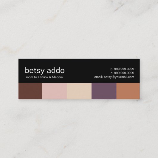 Carte D'appel Le cool barre des télécartes de maman (Devant)