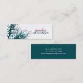 Carte D'appel Le paon fait varier le pas de la télécarte (Devant / Derrière)