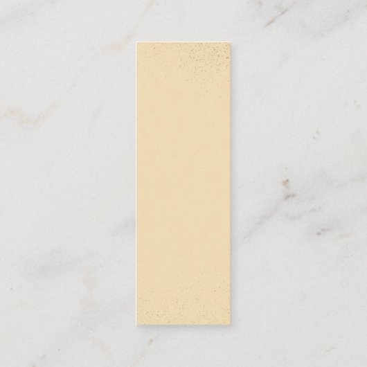 Carte D'appel Lectures estivales Mini Signet personnalisable (Dos)