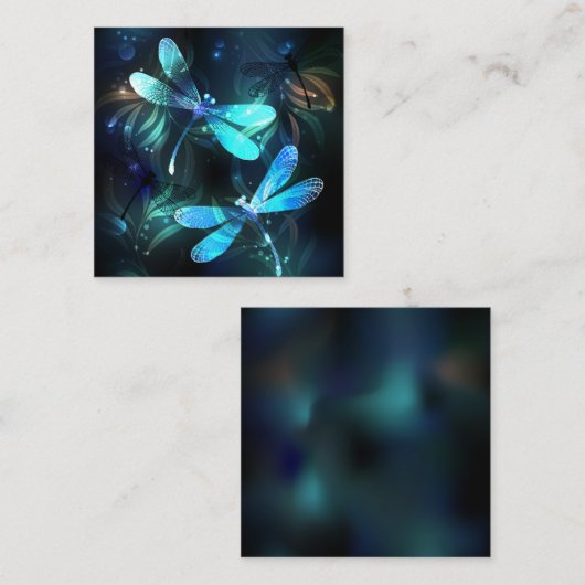 Carte D'appel Les libellules du lac (Devant / Derrière)