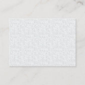 Carte D'appel Light Gray Geometric Floral Pattern (Devant)
