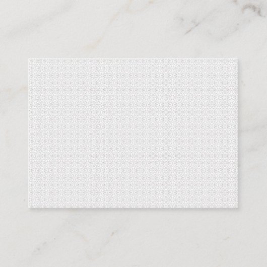 Carte D'appel Light Grey Geometric Tile Pattern (Dos)