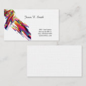 Carte D'appel Linen Classic Calling Card (Devant / Derrière)