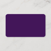 Carte D'appel Logo de marque commerciale violet (Dos)