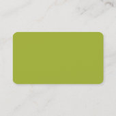 Carte D'appel Logo de marque d'entreprise pois vert (Dos)