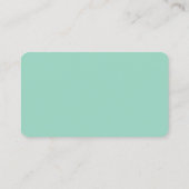 Carte D'appel Logo de marque d'entreprise sarcelle vif (Dos)