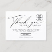 Carte D'appel Logo d'entreprise personnalisé Merci des médias so (Devant)