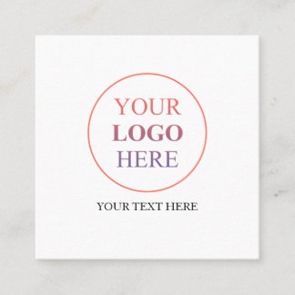 Carte D'appel Logo promotionnel personnalisé - Pas de commande m
