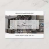 Carte D'appel Luxury Vacation Rental Property Host Manager Photo (Devant)