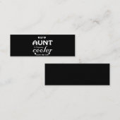 Carte D'appel ma tante est vraiment glacière que mon père (Devant / Derrière)