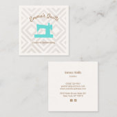 Carte D'appel Machine à coudre de chaudière (Devant / Derrière)