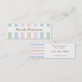 Carte D'appel Maman appelle en pastel (Devant / Derrière)