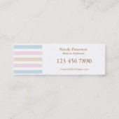 Carte D'appel Maman appelle en pastel (Dos)