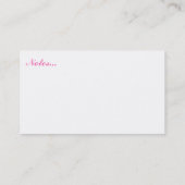 Carte d'appel Maman et Baby Owls (Dos)