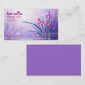 carte d'appel maman florale (Devant / Derrière)