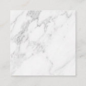 Carte D'appel Marbre Blanc (Dos)