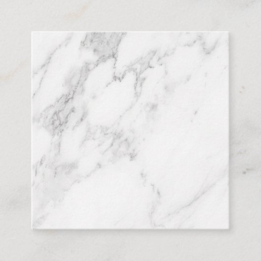 Carte D'appel Marbre Blanc (Devant)