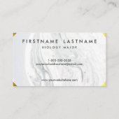 Carte D'appel Marbre élégant d'obtention du diplôme (Dos)