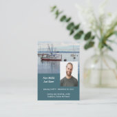 Carte D'appel Memorial Keepsake Commercial Fisherman (Debout devant)