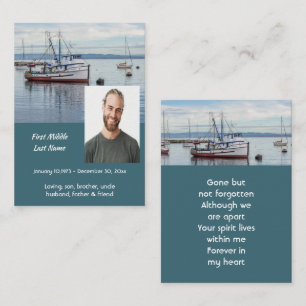 Carte D'appel Mémorial pour pêcheur commercial