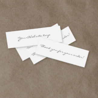 Carte D'appel Merci de script simple pour votre commande Mini